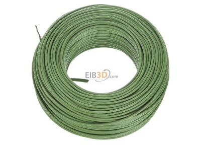 View top right Diverse (H)07V-K 1,5 gn Single core cable 1,5mm green_ring 100m
