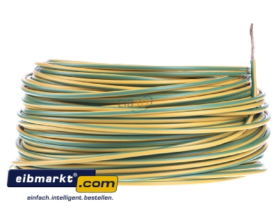View on the left Verschiedene-Diverse H07V-K   2,5   gn/ge Single core cable 2,5mm green-yellow - H07V-K 2,5 gn/ge
