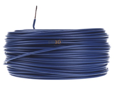 View on the right Diverse H07V-K 2,5 dbl Eca Single core cable 2,5mm blue_ring 100m
