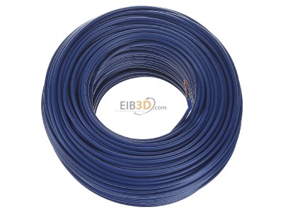 View top left Diverse H07V-K 2,5 dbl Eca Single core cable 2,5mm blue_ring 100m

