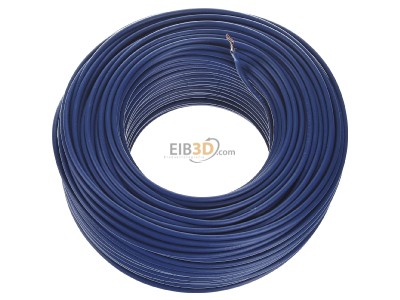 Top rear view Diverse H07V-K 2,5 dbl Eca Single core cable 2,5mm blue_ring 100m
