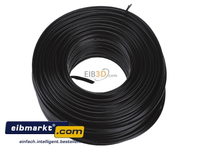 Top rear view Verschiedene-Diverse H07V-K   4        sw Single core cable 4mm black
