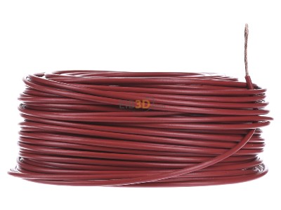 View on the left Diverse H07V-K 4 rt Eca Single core cable 4mm red_ring 100m
