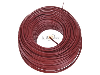 Top rear view Diverse H07V-K 4 rt Eca Single core cable 4mm red_ring 100m
