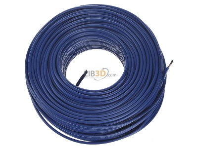 View top left Diverse H07V-K 4 dbl Eca Single core cable 4mm blue_ring 100m
