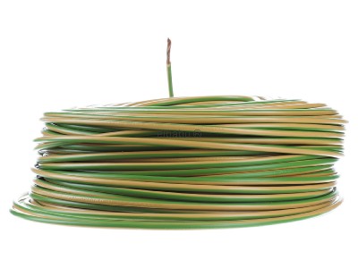 Back view Diverse H07V-K 6 gn/ge Eca Single core cable 6mm� green-yellow_ring 100m
