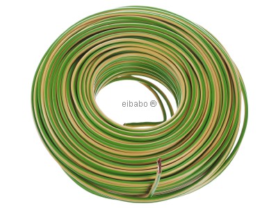 View up front Diverse H07V-K 6 gn/ge Eca Single core cable 6mm� green-yellow_ring 100m
