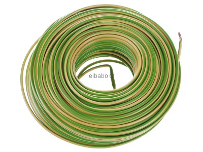 View top left Diverse H07V-K 6 gn/ge Eca Single core cable 6mm� green-yellow_ring 100m
