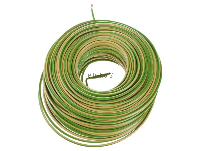 Top rear view Diverse H07V-K 6 gn/ge Eca Single core cable 6mm� green-yellow_ring 100m
