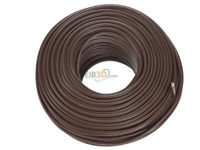 View top left Diverse H07V-K 6 br Eca Single core cable 6mm brown_ring 100m

