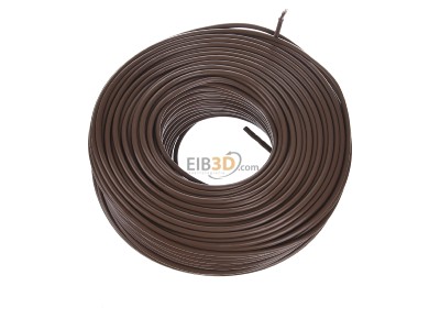 Top rear view Diverse H07V-K 6 br Eca Single core cable 6mm brown_ring 100m
