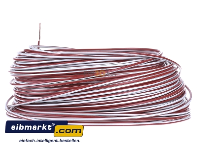 View on the right Verschiedene-Diverse H07V-K   1,5   rt/ws Single core cable 1,5mm Red/White - H07V-K 1,5 rt/ws
