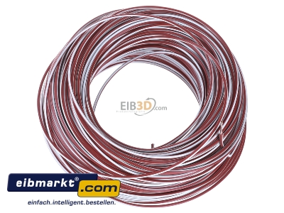 View top left Verschiedene-Diverse H07V-K   1,5   rt/ws Single core cable 1,5mm Red/White - H07V-K 1,5 rt/ws
