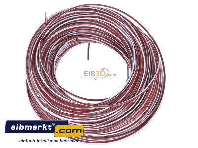 View top right Verschiedene-Diverse H07V-K   1,5   rt/ws Single core cable 1,5mm Red/White - H07V-K 1,5 rt/ws
