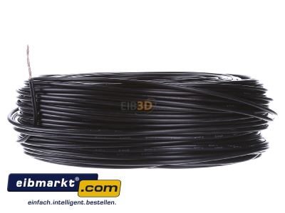 Front view Verschiedene-Diverse H07V-K   1,5 sw Nr 1 Single core cable 1,5mm black - H07V-K 1,5 sw Nr 1
