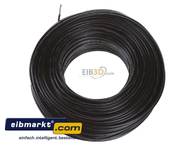 View top right Verschiedene-Diverse H07V-K   1,5 sw Nr 1 Single core cable 1,5mm black - H07V-K 1,5 sw Nr 1
