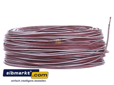 View on the left Verschiedene-Diverse H05V-K   1     rt/ws Single core cable 1mm Red/White
