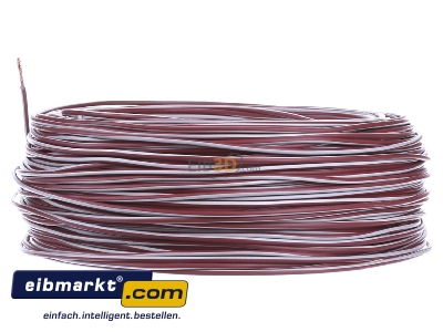 View on the right Verschiedene-Diverse H05V-K   1     rt/ws Single core cable 1mm Red/White
