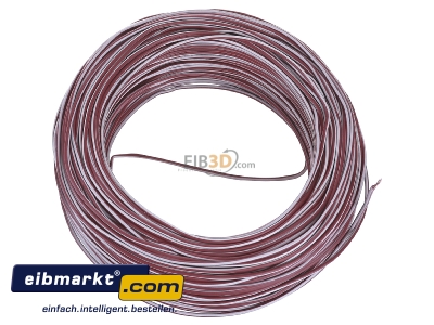 View top left Verschiedene-Diverse H05V-K   1     rt/ws Single core cable 1mm Red/White
