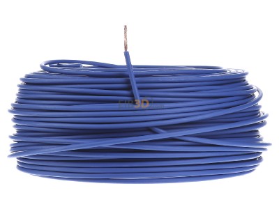 Front view Diverse H07Z-K 2,5 hbl Eca Single core cable 2,5mm blue 
