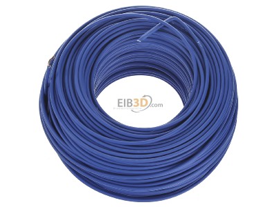 View top right Diverse H07Z-K 2,5 hbl Eca Single core cable 2,5mm blue 
