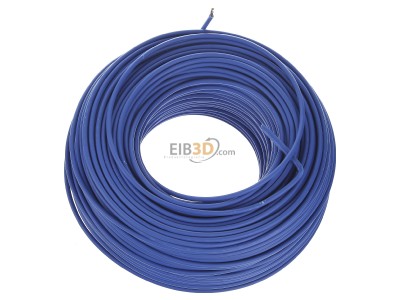 Top rear view Diverse H07Z-K 2,5 hbl Eca Single core cable 2,5mm blue 
