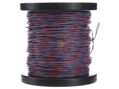 View on the left Diverse YV 2x0,8/1,4 rt/bl Telecommunication cable 
