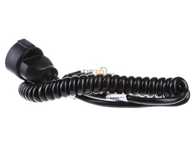 View on the right Bachmann BM0010705 Spiral cable H05VV-F 3G1.5qmm L:0.5m black 
