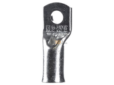 Front view Klauke 704F/6 m.S. Ring lug for copper conductor 
