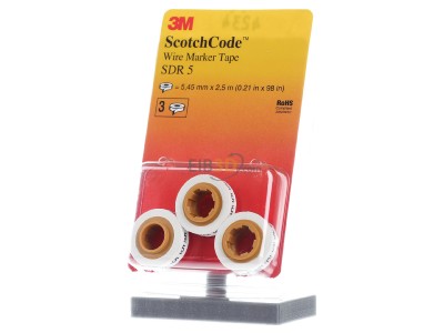 Front view 3M SDR-5 (VE3) Wire/cable marking system with numbers SDR-5 (quantity: 3)
