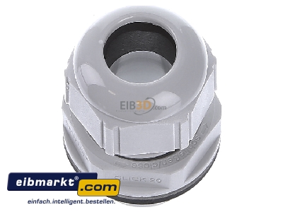 View top right Lapp Zubehr CLICK M20 R7035 LGY Cable screw gland 
