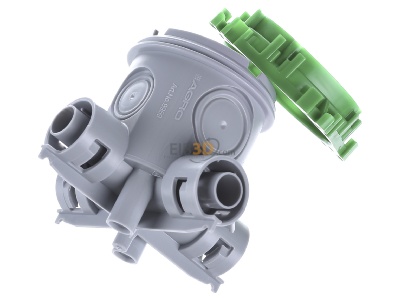 Ansicht oben hinten Kaiser 1245-63 Decken-Verbindungsdose 99mm,Auslass 60mm 