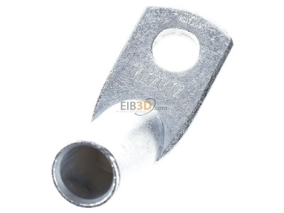 Ansicht oben hinten Klauke 49R/1245 Rohrkabelschuh 120qmm 45Grad abgew. 