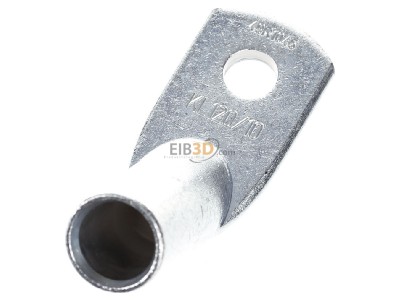 Ansicht oben hinten Klauke 49R/1045 Rohrkabelschuh 120qmm 45Grad abgew. 