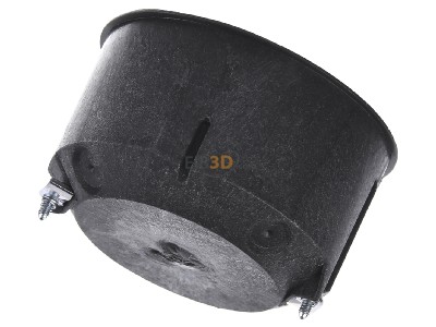 Top rear view Kaiser 9463-50 Hollow wall mounted box D=74mm 
