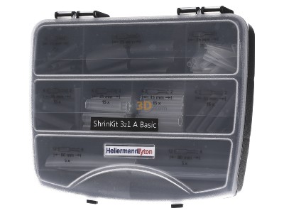 Frontansicht Hellermann Tyton 380-03004 Schrumpfschlauch-Set SHRINKIT 321-A BASIC 