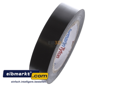 Ansicht oben rechts HellermannTyton Flex 15-BK15x10m PVC Isolierband schwarz 