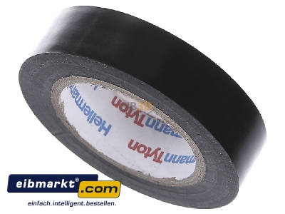 Ansicht oben hinten HellermannTyton Flex 15-BK15x10m PVC Isolierband schwarz 