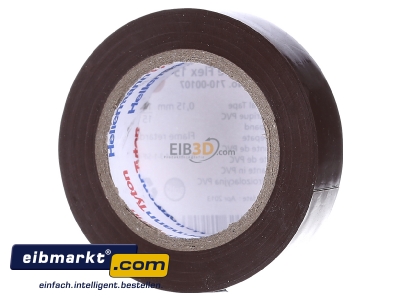 Ansicht hinten HellermannTyton Flex 15-BR15x10m PVC Isolierband braun 