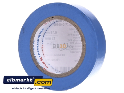 Ansicht hinten HellermannTyton Flex 15-BU15x10m PVC Isolierband blau 