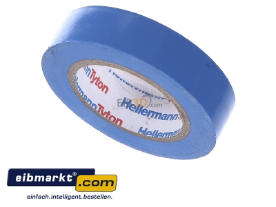 Ansicht oben hinten HellermannTyton Flex 15-BU15x10m PVC Isolierband blau 