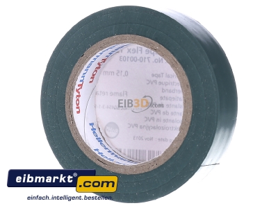 Ansicht hinten HellermannTyton Flex 15-GN15x10m PVC Isolierband gr�n 