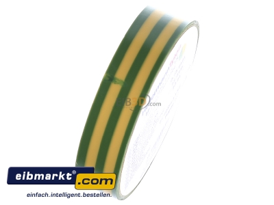 Ansicht oben links HellermannTyton Flex 15GNYE15x10m PVC Isolierband gr�n-gelb 