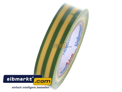Ansicht oben rechts HellermannTyton Flex 15GNYE15x10m PVC Isolierband gr�n-gelb 