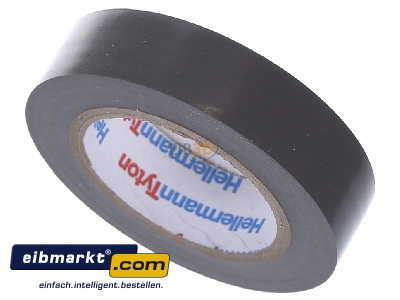 Ansicht oben hinten HellermannTyton Flex 15-GY15x10m PVC Isolierband grau 