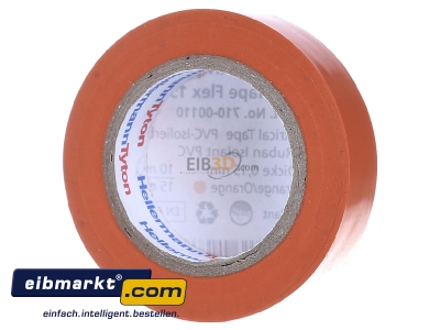 Ansicht hinten HellermannTyton Flex 15-OR15x10m PVC Isolierband orange 