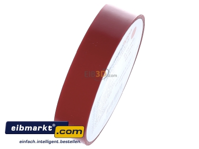 Ansicht oben links HellermannTyton Flex 15-RD15x10m PVC Isolierband rot 