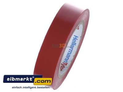 Ansicht oben rechts HellermannTyton Flex 15-RD15x10m PVC Isolierband rot 