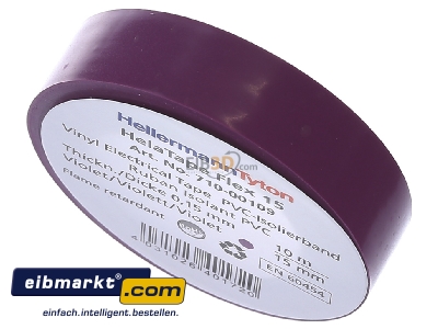 Ansicht oben vorne HellermannTyton Flex 15-VT15x10m PVC Isolierband violett 
