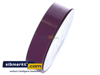 Ansicht oben links HellermannTyton Flex 15-VT15x10m PVC Isolierband violett 